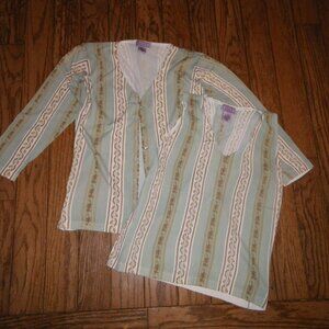 Women's Rayon Blend Cardigan & Tank Top Knit Set